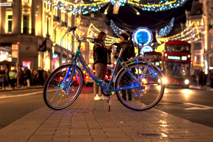 London Christmas Lights Bike Tour - Starting at the Lambeth bike center