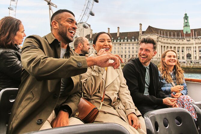 London Eye River Cruise - Upper deck views, indoor seating, and London weather