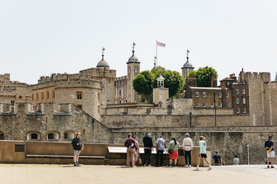 London: Full Day Tower, St. Paul's, Cruise & Eye Experience - Westminster Abbey, Big Ben, and Parliament from the coach