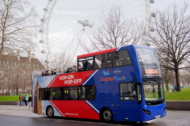 London: Golden Tours Gray Line Hop-on Hop-off Bus Tour - Big Ben, Westminster, and the London Eye