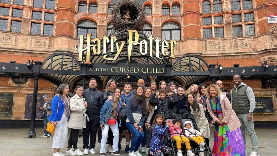 London: Guided Harry Potter Tour - Millennium Bridge and a major film image