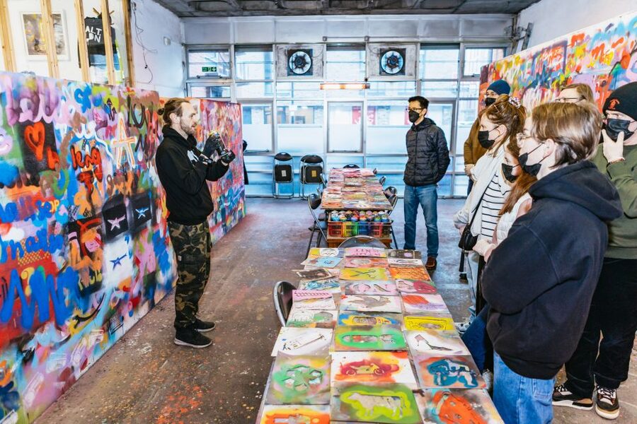 London: Half-Day Street Art Tour and Workshop - Making a stencil from your own image