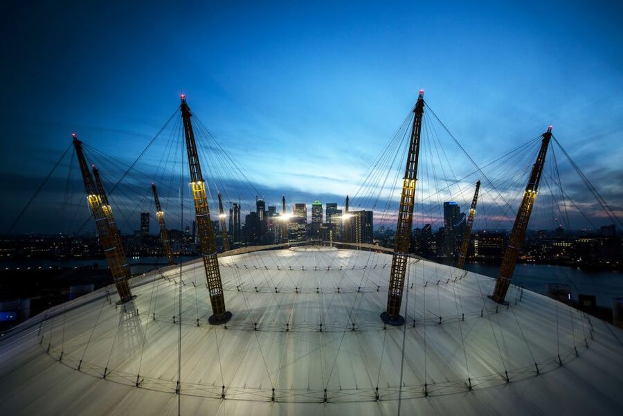 London: O2 Arena Rooftop Climbing Experience - What you can see from The O2
