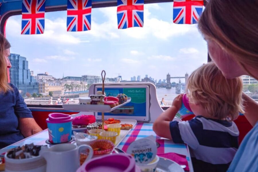 London: Peppa Pig Bus Tour with Entertainment - Finding your seat on the Routemaster