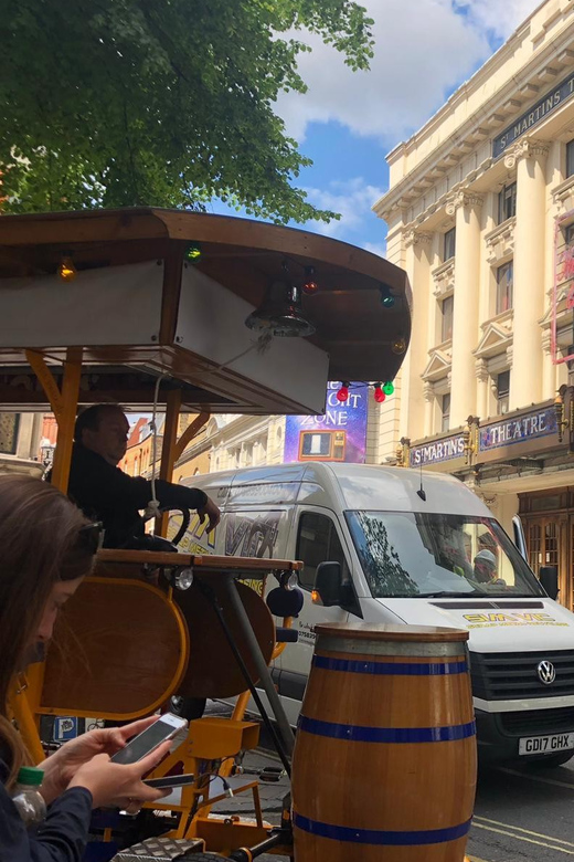 London: Piccadilly and Soho Beer Bike Tour - A London sightseeing ride with a party built in