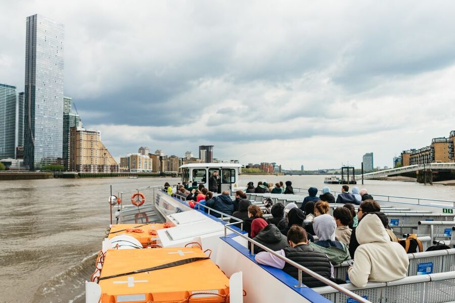 London: River Thames Hop-On Hop-Off Sightseeing Cruise - London Eye Pier and the South Bank sights