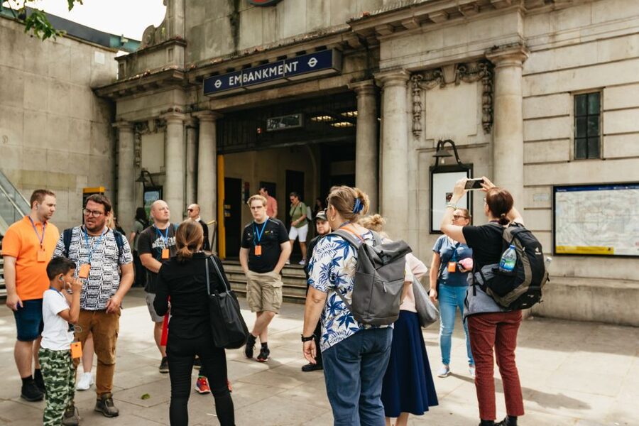 London: Secrets of the London Underground Walking Tour - Riding to the London Transport Museum
