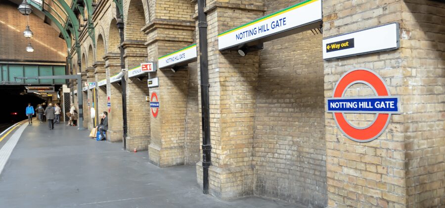 London: Self-Guided Notting Hill Walking Tour with an APP - Simon Close and Denbigh Terrace