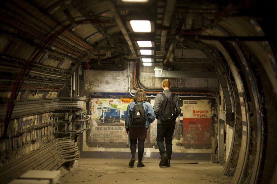 London: The Lost Tunnels of Euston Station Guided Tour - Entering Euston’s earlier underground world