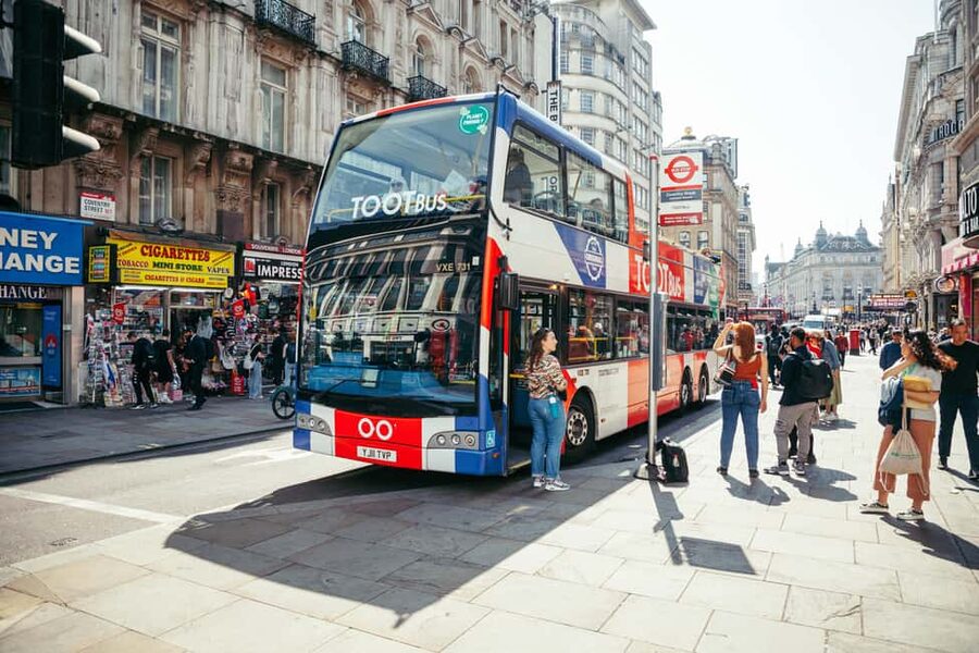 London: Tootbus Hop-on Hop-off with optional River Cruise - Westminster, Big Ben, and the royal center