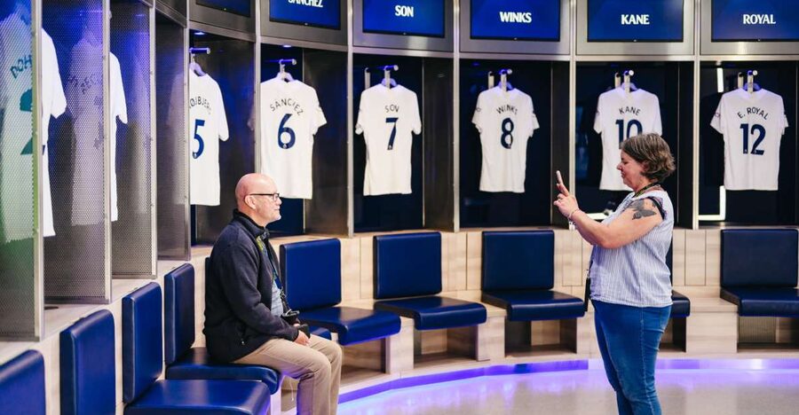 London: Tottenham Hotspur Stadium Tour - Following the players from dressing room to dugout