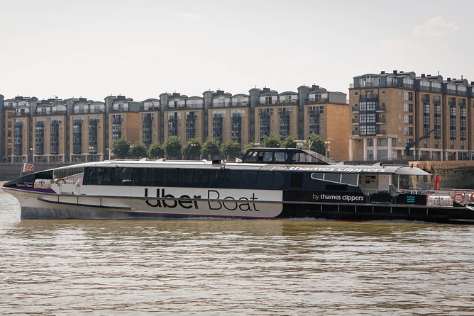 London: Uber Boat - Single Journey River Thames Cruise - The one-way rule matters more than you might expect
