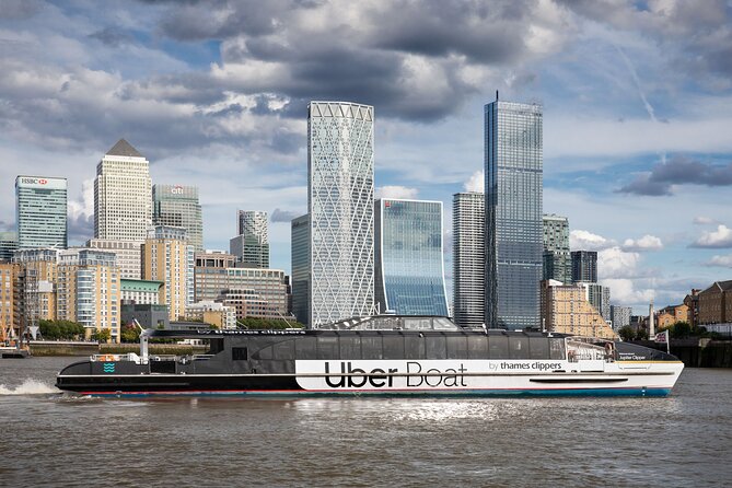London: Uber Boat - Single Journey River Thames Cruise - Westminster, Big Ben, and the London Eye