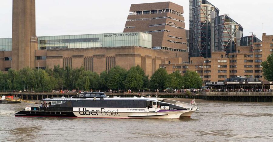 London: Uber Boat Single Trip and London Cable Car - Two views of London for one modest price