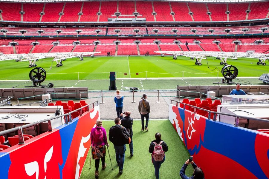 London: Wembley Stadium Guided Tour - Meeting Bobby Moore before entering the stadium