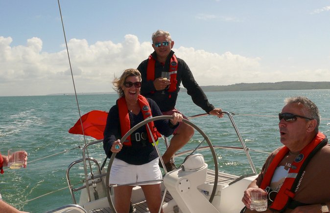 Luxury Sailing Experience Day with Champagne and Lunch or Dinner - Champagne first, then a proper hot meal