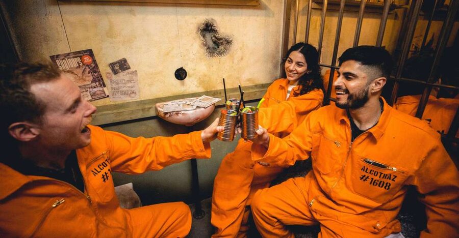 Manchester: Alcotraz Immersive Cocktail Experience Ticket - The Warden, the guards, and Cassidy
