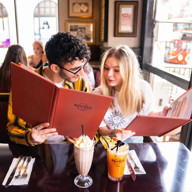 Manchester: Hard Rock Cafe Set Menu for Lunch or Dinner - Choosing between the Gold and Diamond menus