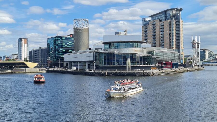 Manchester: Media City & The Quays Guided Walking Tour - Imperial War Museum North and the weight of the waterfront