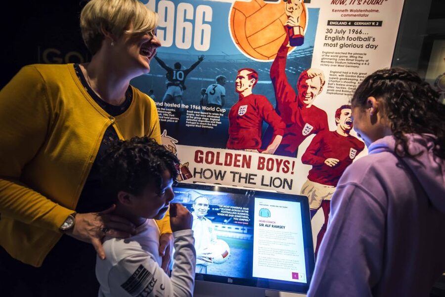 Manchester: National Football Museum Admission Ticket - Starting on the ground floor with trophies and changing displays
