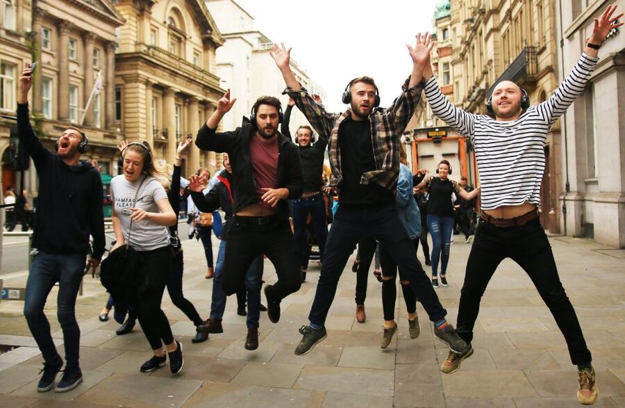 Manchester: Silent Disco Adventure Tour - Shudehill: Keep Moving and Let Go