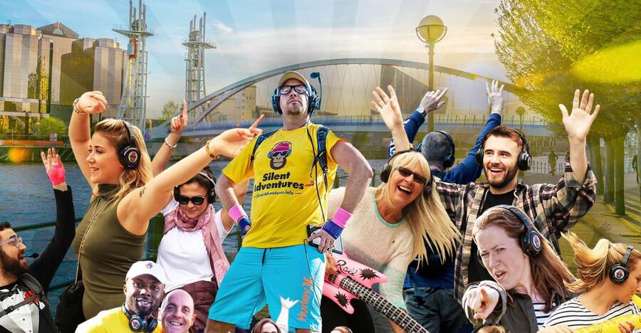 Manchester: Silent Disco Adventure Tour - What Happens Once the Headphones Go On
