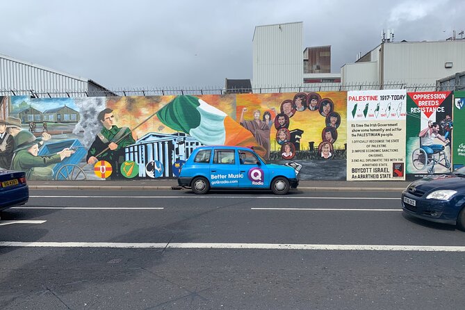 Original Drivers Belfast Taxi/Cab Tour 2 hour private adventure - The Bobby Sands mural and Bombay Street