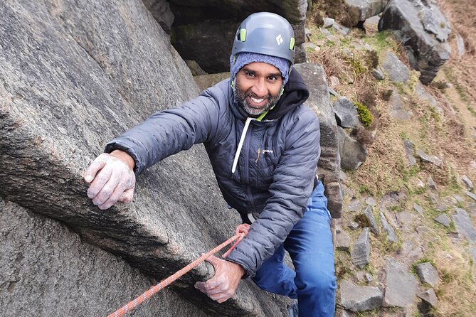 Outdoor Rock Climbing Taster Day in Peak District - From Bamford to the Peak District crags