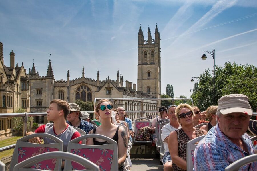 Oxford: City Sightseeing Hop-On Hop-Off Bus Tour - Seeing Oxford from the open-top deck