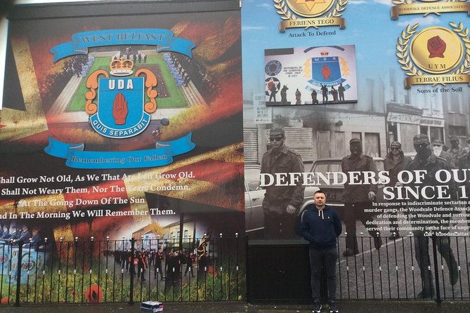 Peace Wall Taxi Tour - Shankill Road: seeing the Unionist side