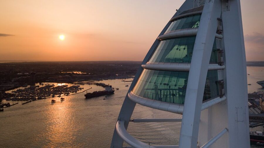 Portsmouth: Spinnaker Tower Ticket - The Sky Walk at 100 meters