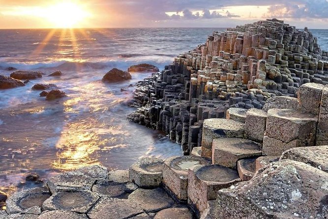 Private Luxury Mercedes Rope Bridge Giants Causeway Coastal Tour - Ballintoy Harbour and the Iron Islands