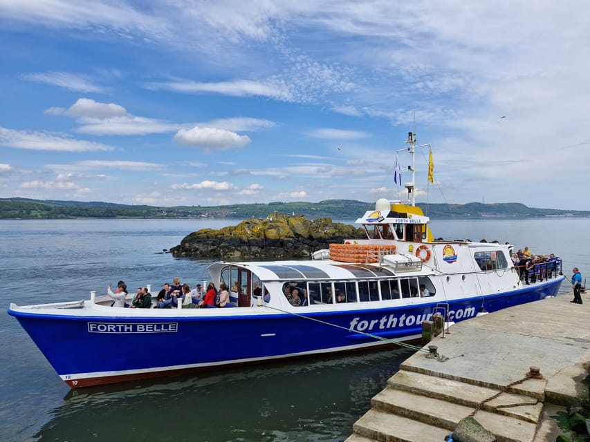 Queensferry: Sightseeing Cruise to Inchcolm Island - Sailing beneath the Forth rail bridge