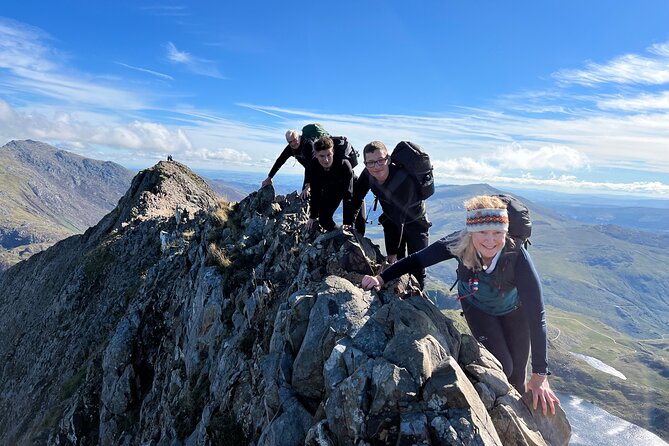 Snowdon via Crib Goch - From Pen-y-Pass to the Crib Goch ridge
