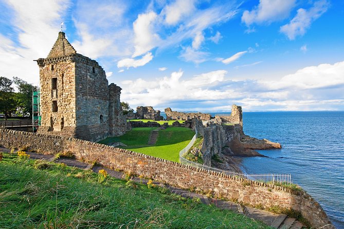 St Andrews & Cliffs and Dunnottar Castle in Spanish. - South Queensferry and the first bridge view