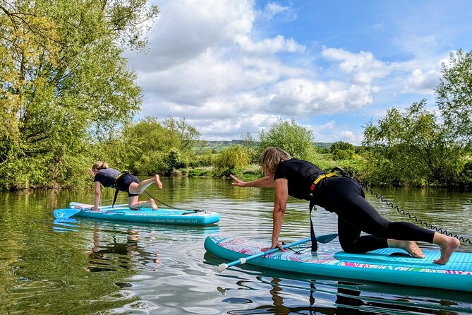 Stand-up Paddleboard SUP Safari on The River Avon For Beginners - What the Eckington setting adds
