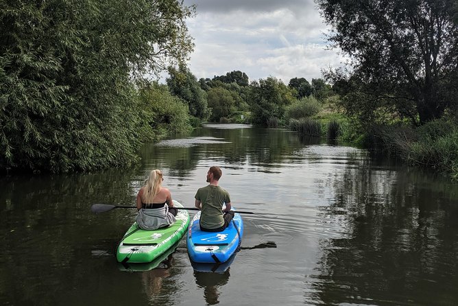 Stand-up Paddleboard SUP Safari on The River Avon For Beginners - From first stand to River Avon safari