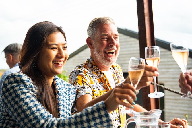 Sussex Vineyard & Winery Bus Tour on Iconic Vintage London Bus - Court Gardens Farm: vines, winery, and sparkling wine