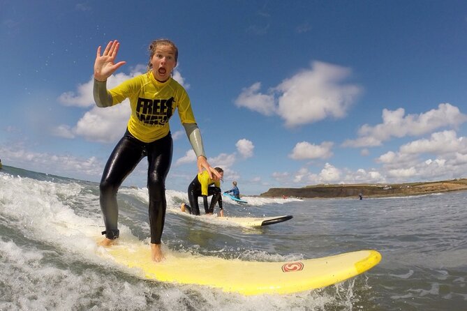 Taster Surfing Lesson in Bude - The beach briefing and warm-up
