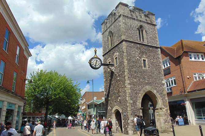 The Canterbury Classic Tour - Chaucer’s Canterbury at the statue of Geoffrey Chaucer