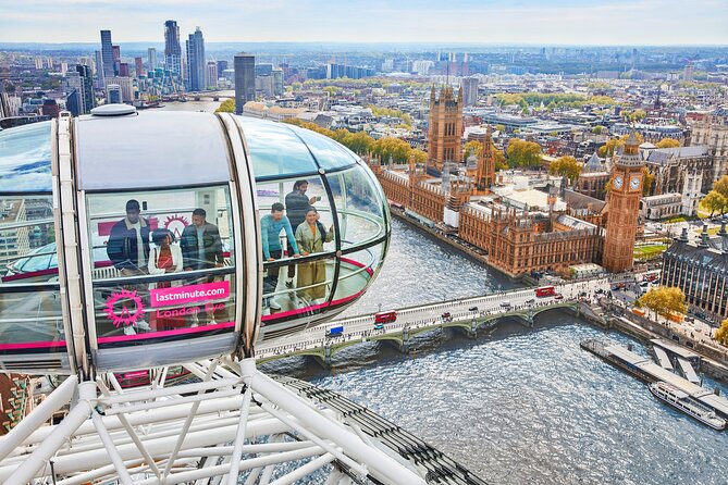 The London Eye Entry Ticket - What you see from the capsule