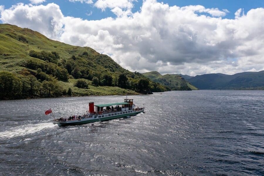 Ullswater Lake District Return Cruise from Glenridding Pier - Arriving at Pooley Bridge