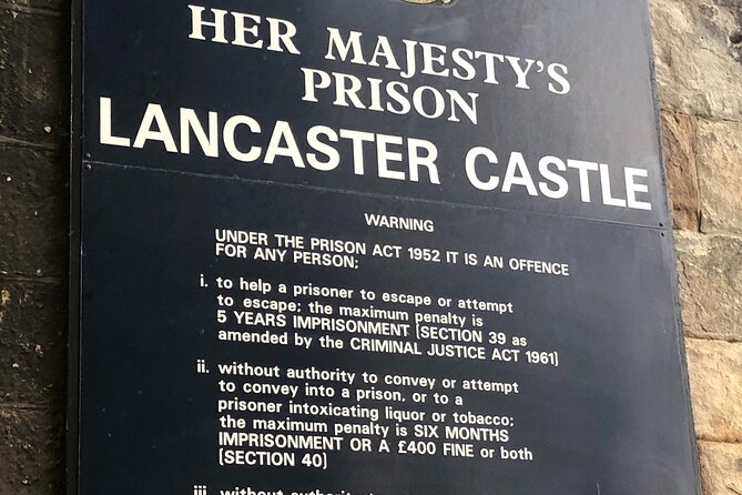 Walking tour of Lancaster - Execution Slavery Industry - Starting at Lancaster Castle