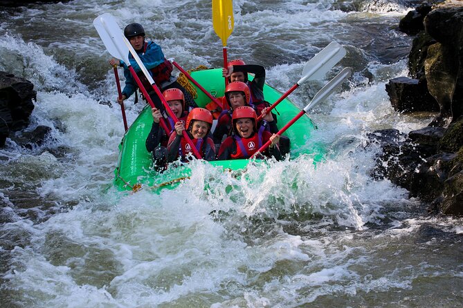 Whitewater Rafting on the River Dee in Llangollen - The wetsuit is more useful than it sounds