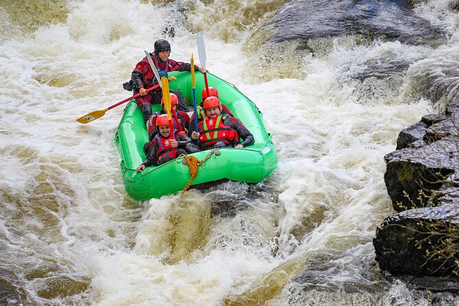 Whitewater Rafting on the River Dee in Llangollen - The safety briefing makes the rafting approachable
