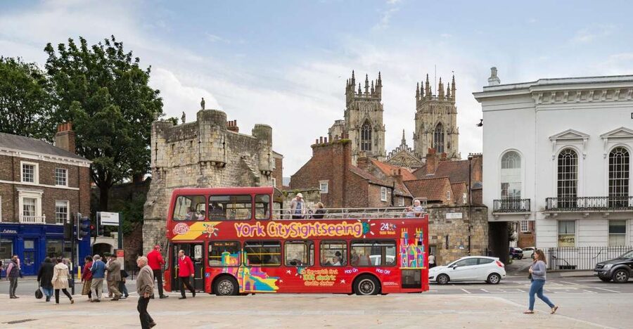 York: City Sightseeing Hop-On Hop-Off Bus Tour - Clifford’s Tower and the eastern side of York